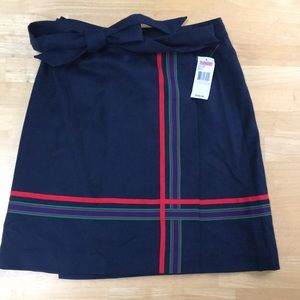 Vineyard Vines navy woolen skirt